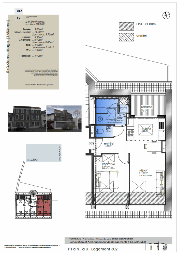 PLAN APPARTEMENT 302